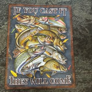 fishing man cave sign